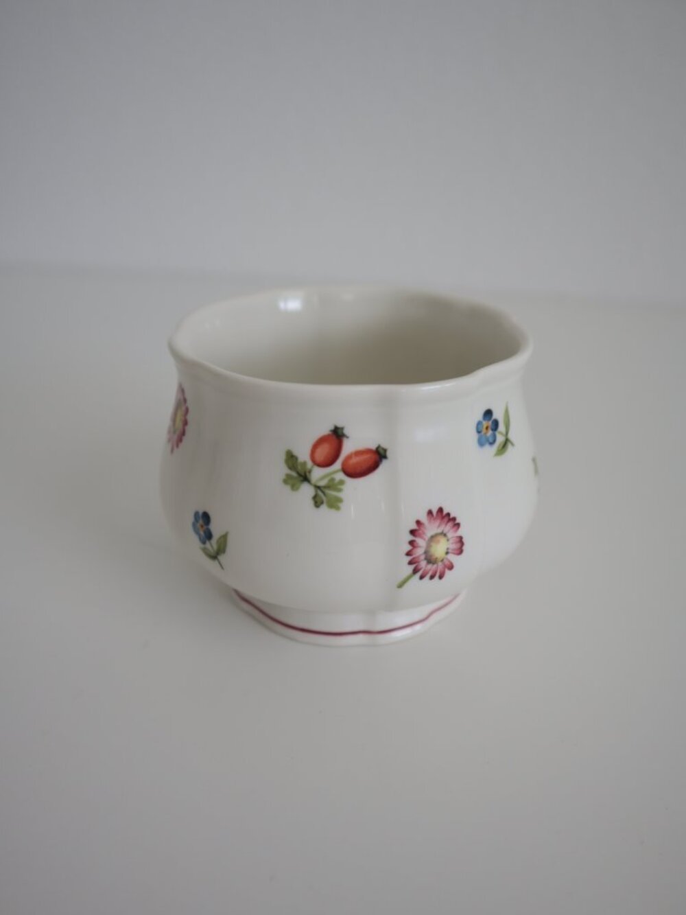Villeroy & Boch Petite Fleur Porcelain Sugar Bowl